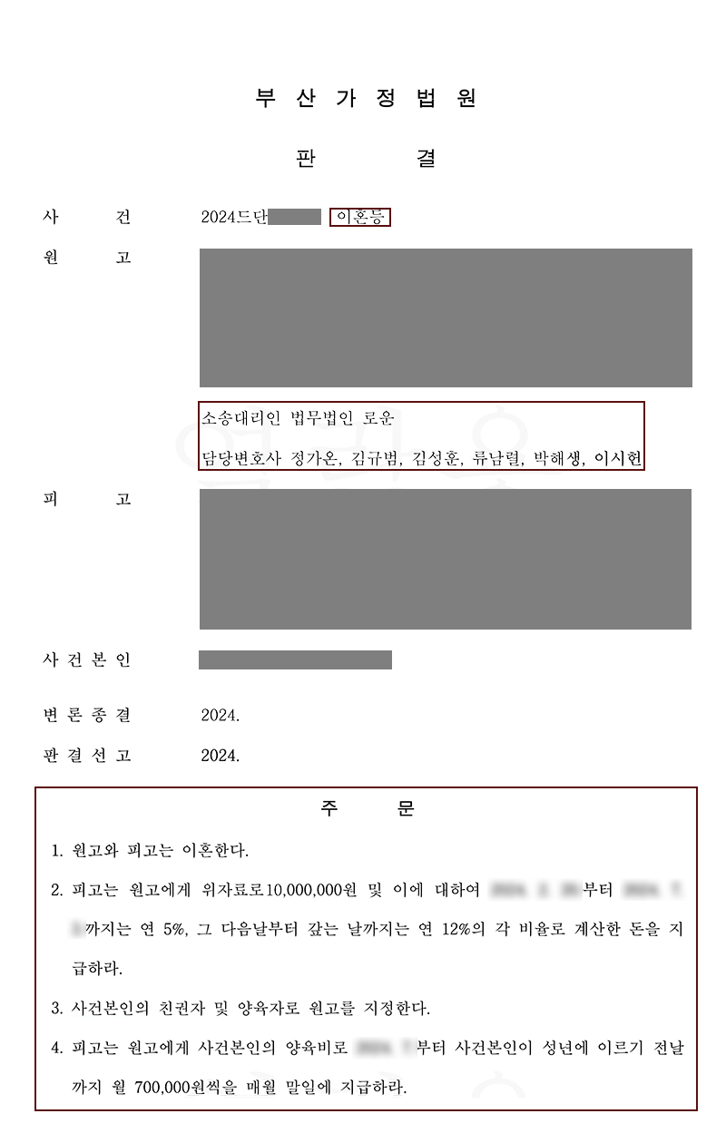 부산이혼전문변호사 가정폭력에 시달린 의뢰인분 위자료전액인용.jpg