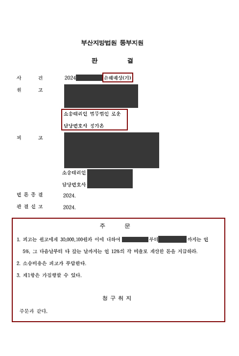 [원고조력] 남편과 외도를 저지른 단골손님 상대로 소송성공.jpg