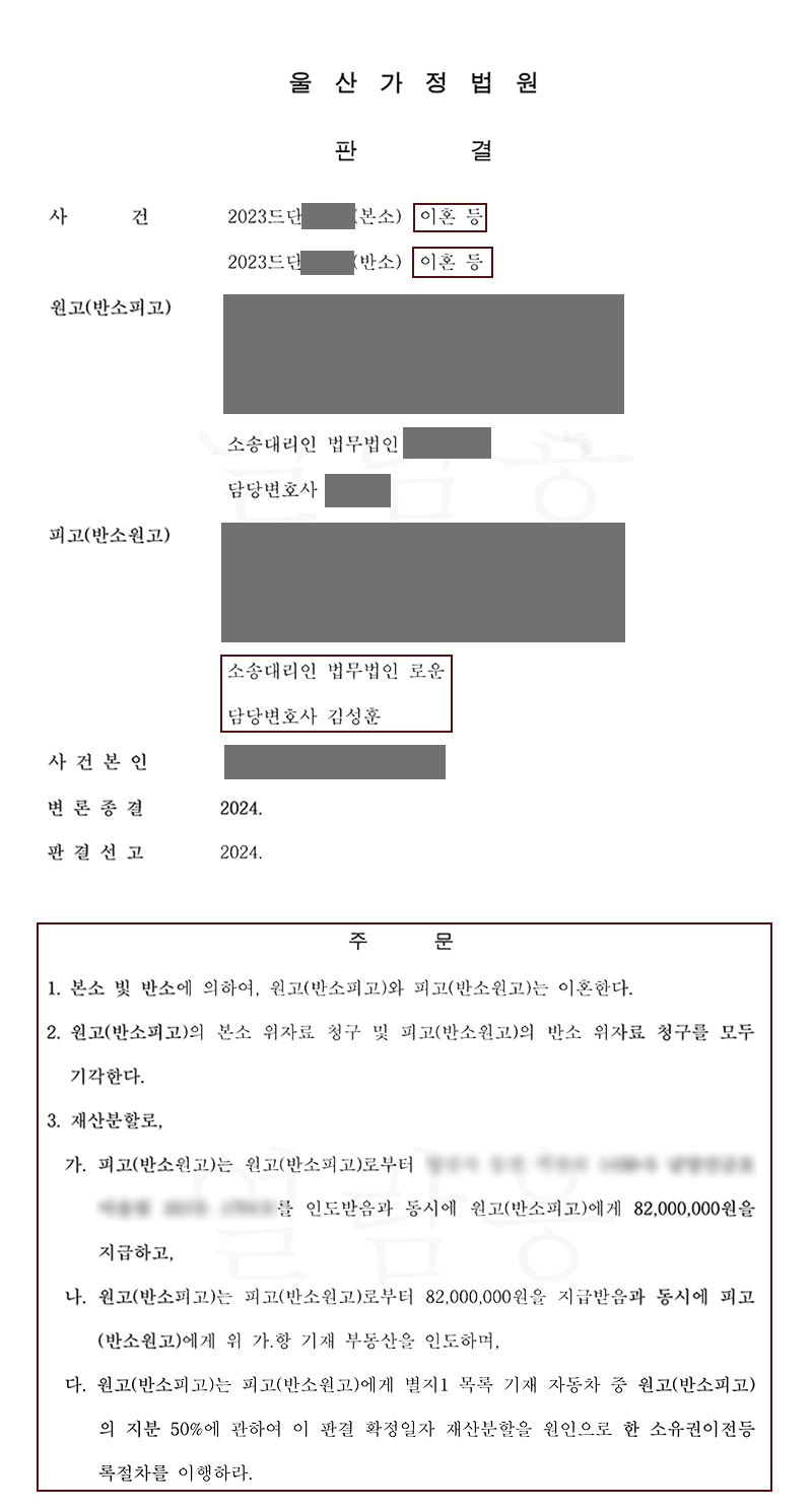 부산이혼전문변호사 피고조력을 통해 위자료 및 재산분할 거액방어 성공.jpg